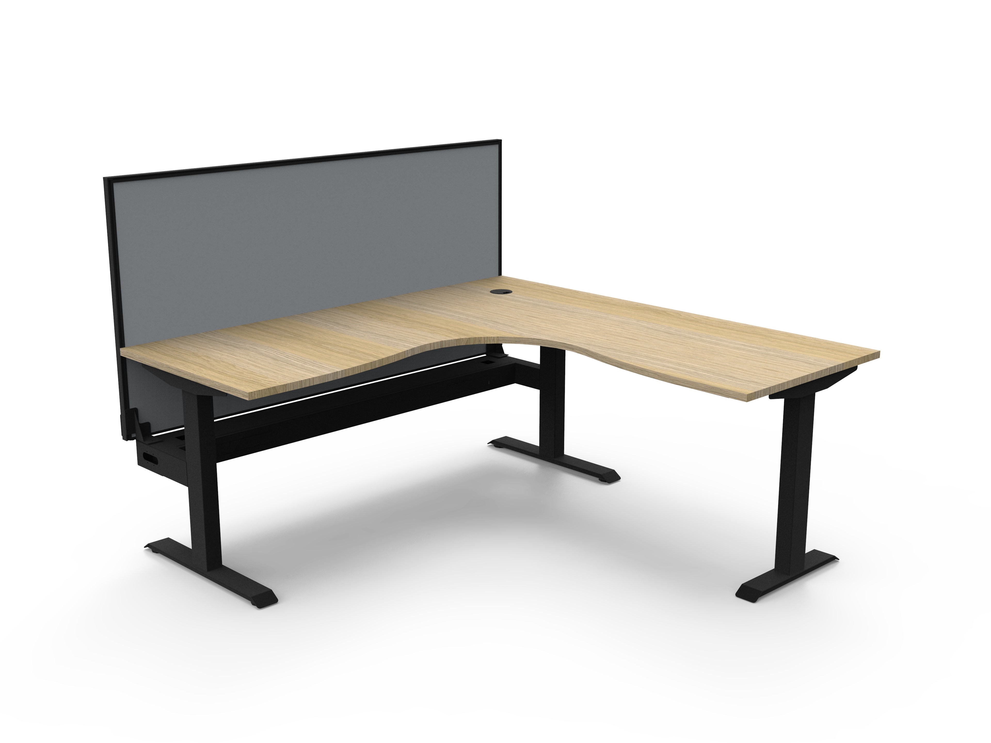 Boost Static Corner Workstation 1800 x 1500 CT - with Screen
